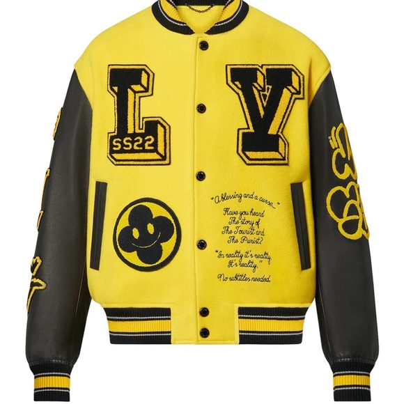 Louis Vuitton Other - RARE Louis Vuitton Yellow & Black Bomber Jacket -  AUTHENTIC 🔥 Fall 2022